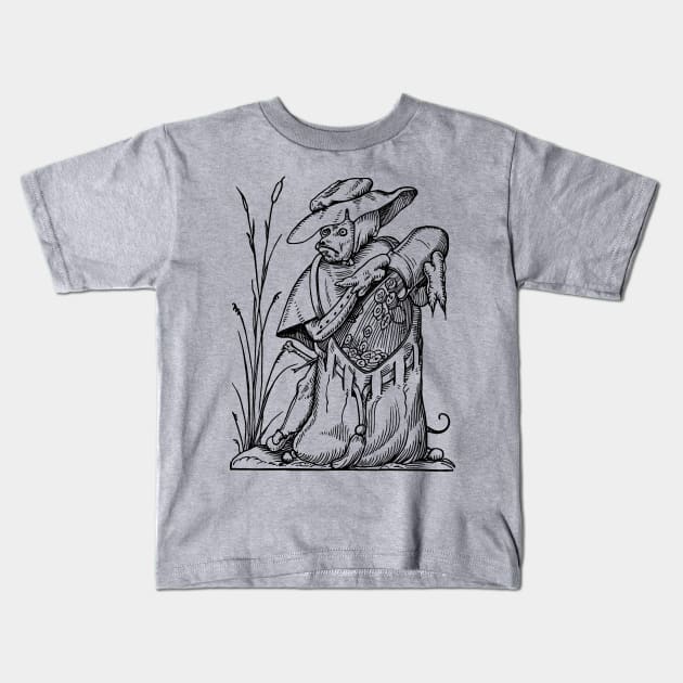 Grotesque #87 The Drolatic Dreams of Pantagruel (1565) Kids T-Shirt by n23tees